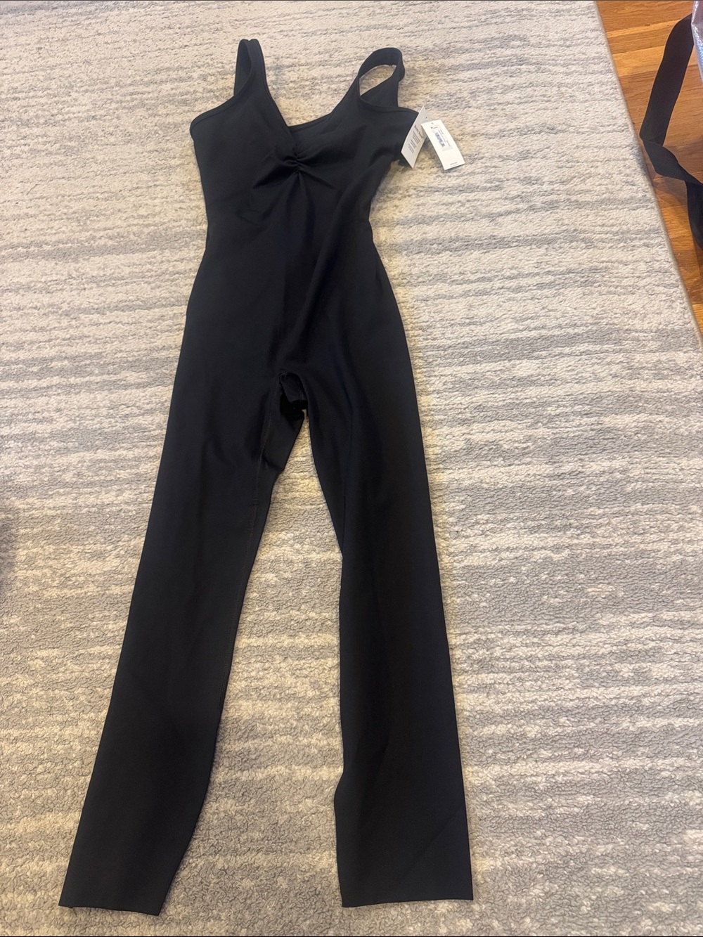Spanx NWT Black deep dive bb jumpsuit